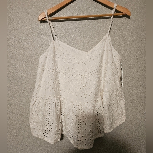 NWT Anthropologie Dede Eyelet Swing Tank - Picture 3 of 6